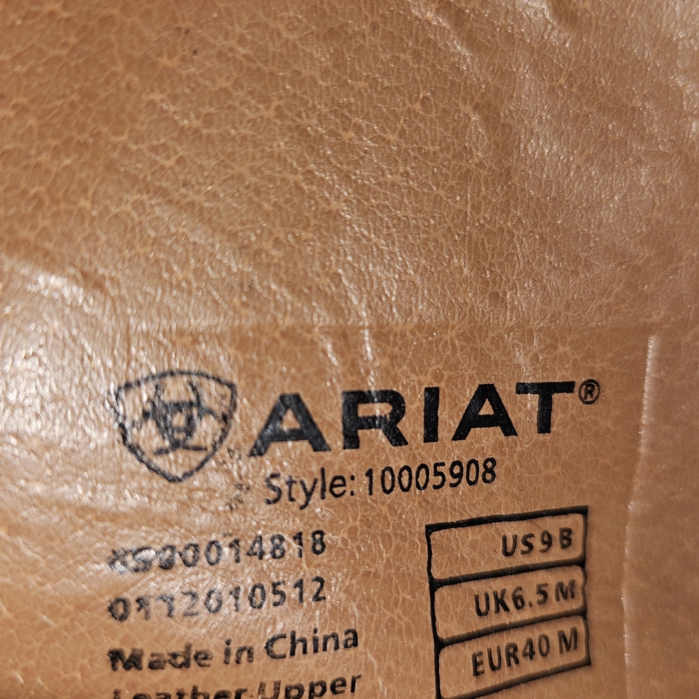 Ariat Brown Heeled Boots - Picture 6 of 6